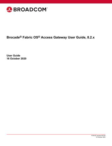 myvrokada|Brocade Fabric OS FCoE User Guide, 8.2 .